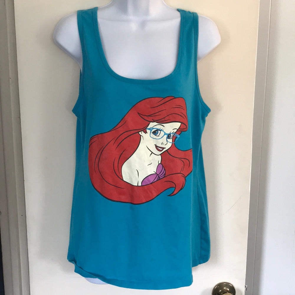 Disney Teal Tank Top with Ariel Design